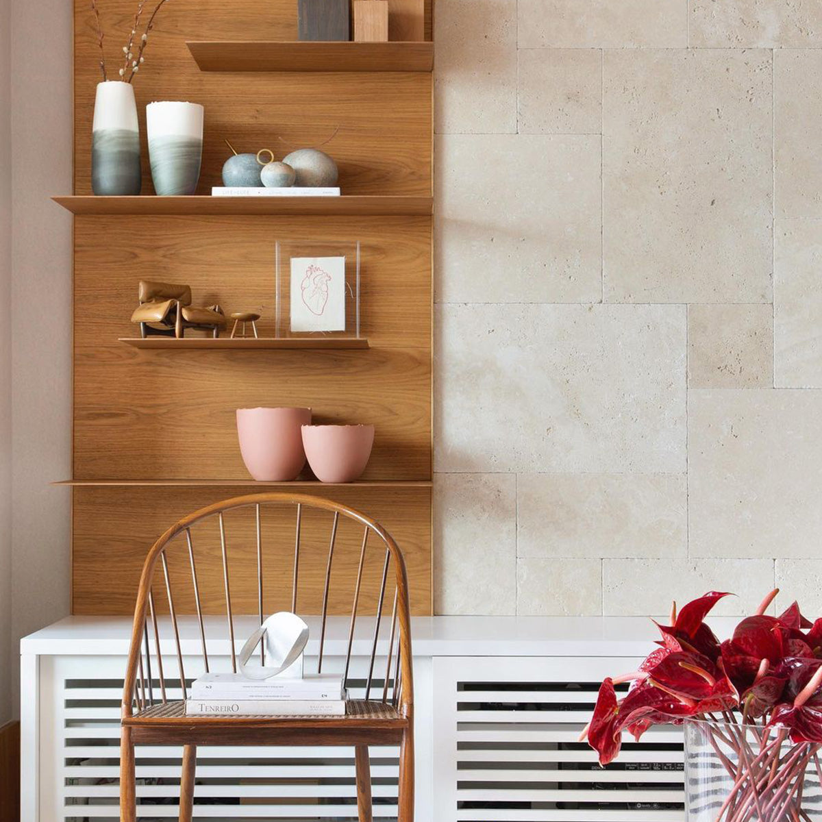 Travertino Ivory Cross Cut